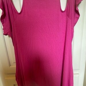 Pink Mini Dress with cut-out Sleeves